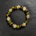 Citrine, Aventurine & Tiger's Eye Bracelet — Prosperity & Protection
