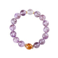 Amethyst, Citrine & Clear Quartz Bracelet — Amplify Your Intentions
