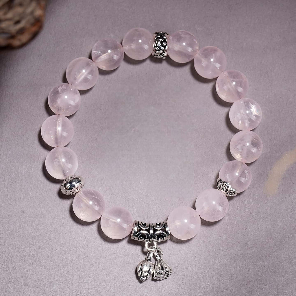 Rose Quartz & Amazonite Bracelet — Self-Love & Emotional Healing