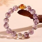Amethyst, Citrine & Clear Quartz Bracelet — Amplify Your Intentions